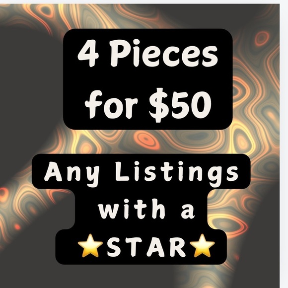 Choose ANY 4 items with a ⭐️ in the title  for $50! - Picture 4 of 8